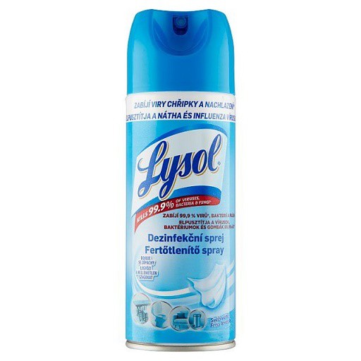 Lysol desin. sprej svěží vůně 400ml | Čistící, dezinf.prostř., dezodoranty - Osvěžovač vzduchu - Spreje a pumpičky